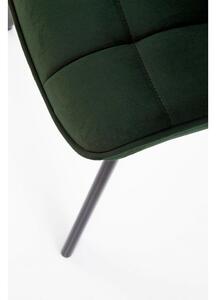 LuxuryForm Židle ORLEN VELUR - lahvově zelená
