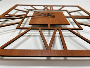 Dřevo života | Nástěnné hodiny SQUARE | Barva: Horský dub | Velikost hodin: 50x50