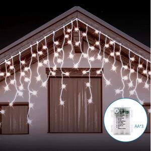 Aigostar - LED Venkovní řetěz 200xLED/8 funkcí 13x0,6m IP44 studená bílá