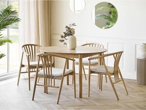 Bundaberg jídelní stůl, dubová dýha, 120/170/220 × 120 × 75 cm – House Nordic 11