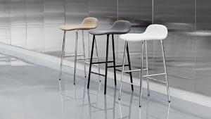 Výprodej Normann Copenhagen designové barové židle Form Barstool Wood 65cm (černá, ořech)