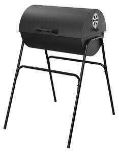 Grillmeister Sudový gril na dřevěné uhlí Kansas (100399266)