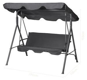 Livarno® Zahradní houpačka Hollywood s polstrováním, 170 cm (100400496)