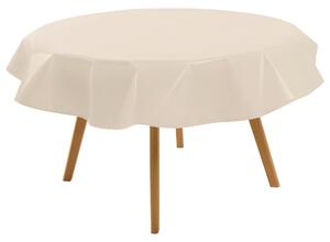 Livarno® Omyvatelný ubrus (kulatý, Ø 160 cm, béžová) (100401209001)