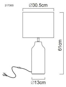 STOLNÍ LAMPA, E27, 30,5/61 cm Globo - Online Only svítidla, Online Only