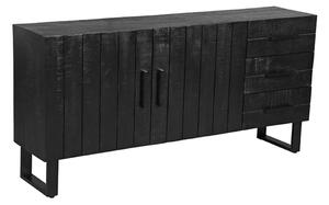 LABEL51 Příborník Sideboard Santos - Black - Mango wood