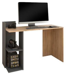 HezkýNábytek.cz PC stolek Alamein (dub artisan + grafit). 1116231