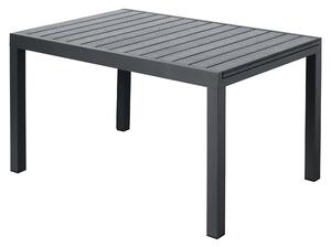 Livarno® Hliníkový rozkládací stůl Miami, 140–200 x 90 cm, antracitová (100401356)