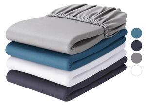 Livarno® Žerzejové napínací prostěradlo, 90–100 x 200 cm (100404525)