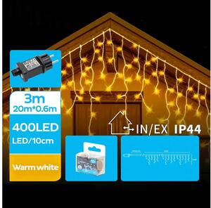BRILAGI - LED Venkovní vánoční řetěz 400xLED/8 funkcí 23x0,6m IP44 teplá bílá