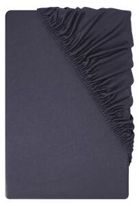 Livarno® Žerzejové napínací prostěradlo, 90–100 x 200 cm (tmavě modrá) (100404525001)