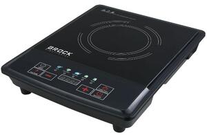 Elektrický indukční vařič Brock, 1 plotýnka 25cm, 2000W, digitální, barevné ikony