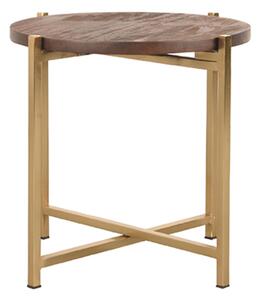 LABEL51 Rohový stůl Dox - mangové dřevo