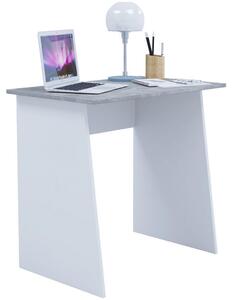 PSACÍ STŮL, šedá, bílá, 80/50/74 cm MID.YOU - Kancelářské stoly, Online Only