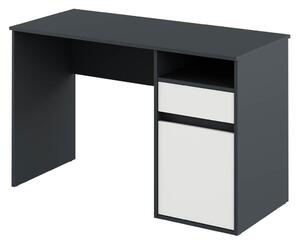 HezkýNábytek.cz PC stolek Bolegy (grafit + bílá). 1116254