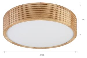 Brilagi - LED Stropní svítidlo CARVALHO MODERN 3xE27/60W/230V pr. 47,5 cm dub