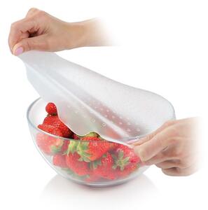 Silikonová pružná víka 4FOOD ø 17 a 23 cm, sada 2 ks