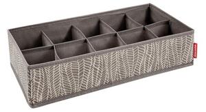 Organizér na ponožky a spodní prádlo FANCY HOME 40 x 18 x 10 cm, cappuccino