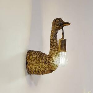 Lindby Nástěnné svítidlo Nirvathia, kytice, mosazná barva, kov, stmívatelný, Mosaz / zlato, Obývací pokoj / jídelna, kov, Design