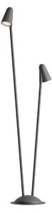 Redo Venkovní stojací LED lampa NIVALIS, v. 110 cm Barva: Šedá, Teplota světla: 3000 K
