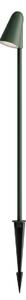 Redo Venkovní stojací LED lampa NIVALIS, v.600 cm s hrotem do země Barva: Zelená, Teplota světla: 3000 K