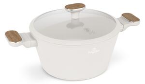 Kastrol s titanovým povrchem a poklicí 24 cm Sahara Nordic Collection