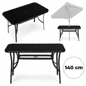 Stůl MultiGarden ocel obdélníkový 140 x 80 x 71 cm