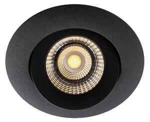 SLC One 360° LED vestavné světlo stmívatelné až teplé černé