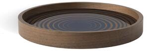 Ethnicraft designové podnosy Round Glass Tray (průměr 23 cm)