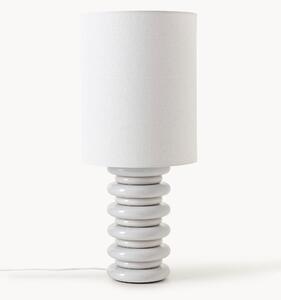 Velká stolní lampa's dřevěnou podstavou Nicolas