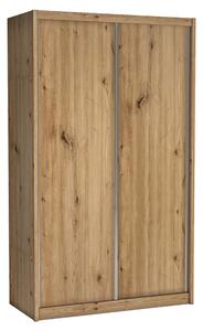 Šatní skříň KAROK | 143 cm | bez zrcadla | artisan