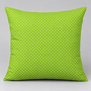 GADEO dekorační povlak na polštář LITTLE DOTS LIME Rozměr: 45x45 cm