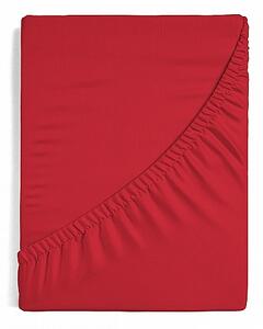 Prostěradlo Červené JERSEY PREMIUM Jersey PREMIUM 90-100 x 200-220/30
