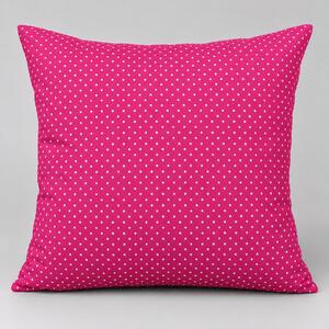 GADEO dekorační povlak na polštář LITTLE DOTS FUCHSIA Rozměr: 30x30 cm