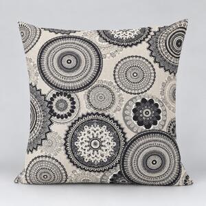 GADEO dekorační povlak na polštář MANDALA šedá Rozměr: 30x30 cm