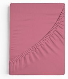 Prostěradlo Tmavě růžové JERSEY PREMIUM Jersey PREMIUM 90-100 x 200-220/30