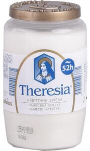 Theresia kompozitní svíčka 155g ~2,5dne bílá