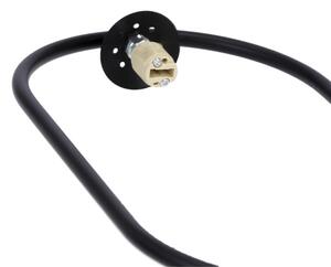 Lustr na lanku CORDEL 1xG9/28W/230V černá