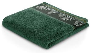 Dárkový set 6 ks ručníků 100% bavlna PANIOS 2x ručník 50x100 cm, 2x osuška 70x140 cm a 2x ručník 30x50 cm grafitová/zelená 460 gr Mybesthome