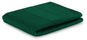 Dárkový set 6 ks ručníků 100% bavlna PIANO 2x ručník 50x90 cm, 2x osuška 70x140 cm a 2x ručník 30x50 cm zelená/černá 460 gr Mybesthome