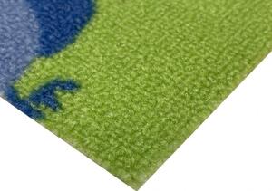 Dětský koberec Sovička 5261 zelená 60x60 cm
