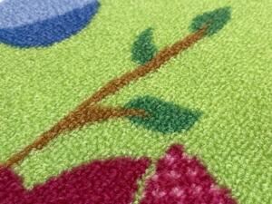Dětský koberec Sovička 5261 zelená 60x60 cm