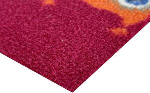 Vopi | Dětský koberec Sovička 5281 růžová - 60 x 60 cm