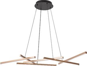 Rabalux Severine chytrá závěsná lampa 5x40 W bílá-černá-zlatá 72369