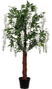 PLANTASIA Umělý strom, 120 cm, Wisteria krémová