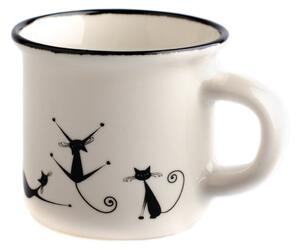Porcelánový hrnek Hravé kočky 75 ml