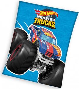 Dětská deka Hot Wheels Monster Trucks 130x170 cm