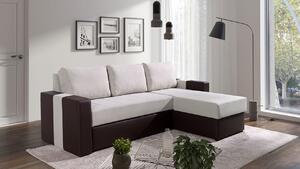 Rohová sedací souprava Nado, Potah: ekokůže Soft 066 + Aura 01, Strana: pravá 5902928171143