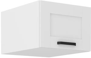 STL 50 cm skříňka horní jednodveřová (otevírání nahoru, hloubka 57 cm) LUNA Barevné provedení LUNA: Dub Artisan / Jílově šedá