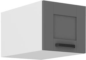 STL 40 cm skříňka horní jednodveřová (otevírání nahoru, hloubka 57 cm) LUNA Barevné provedení LUNA: Bílá / Bílá